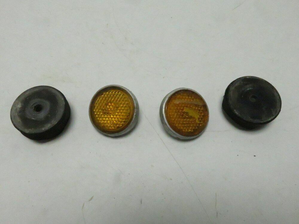 Honda Z50 Front Fork Reflectors Amber