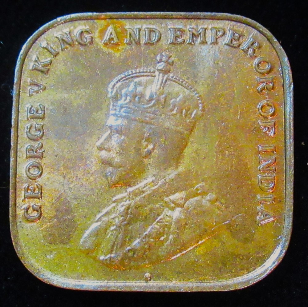 Straits Settlement: 1 Cent 1920 George V Uncirculated Condition