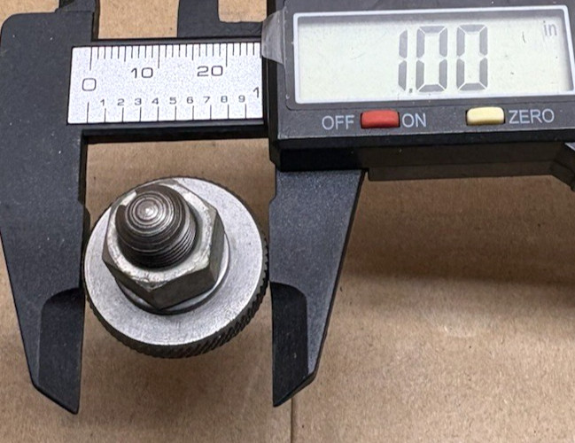 BXA Quick Change Tool Post Handle 3/8"-16 Thread w/ Knurled Nut Lathe