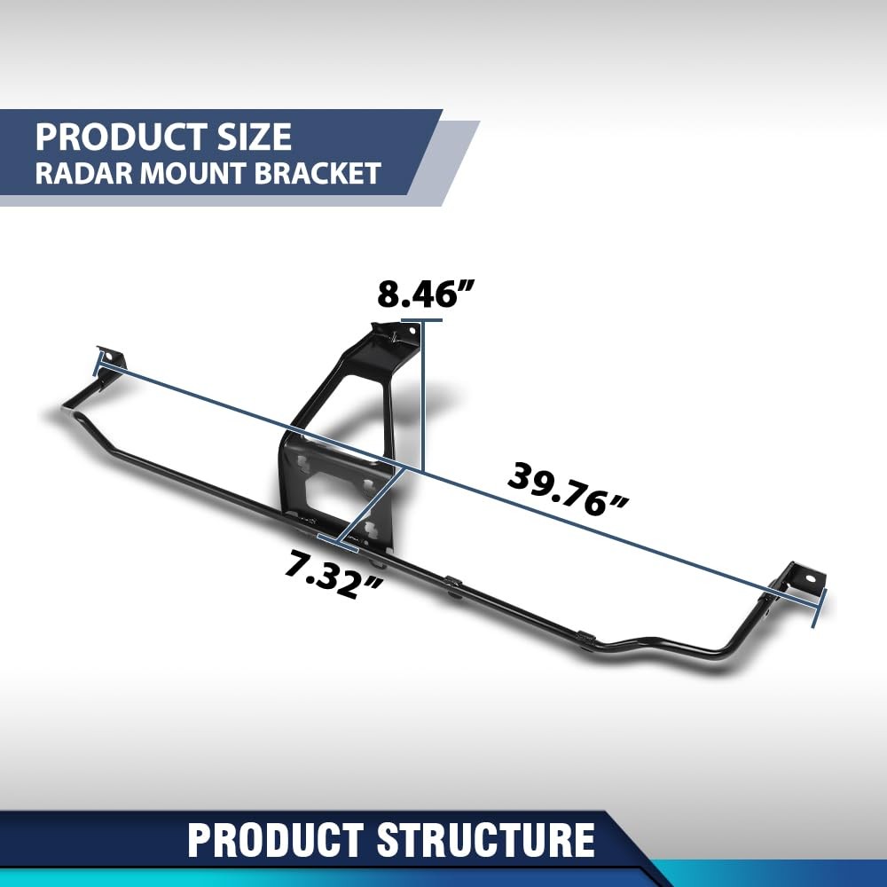 Front Bumper Radar Sensor Mount Bracket for CR-V 2017-2022 Black