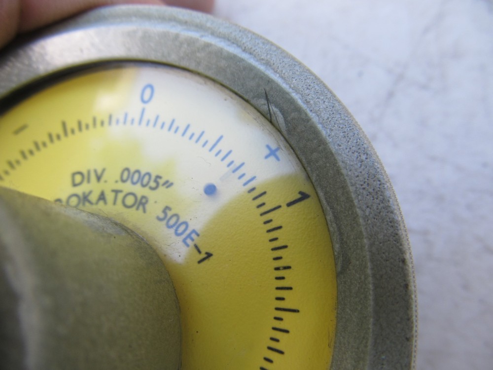 CEJ MIKROKATOR 500 E-1 Dial Indicator .0005" Precision Comparator