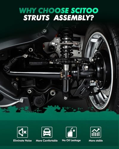 Front Complete Struts Spring Assembly Rear Shocks Struts Fits 2004-2006 for