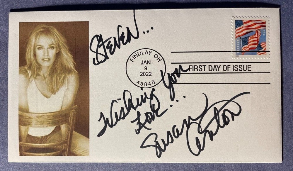 SIGNED SUSAN ANTON FDC AUTOGRAPHED FIRST DAY COVER