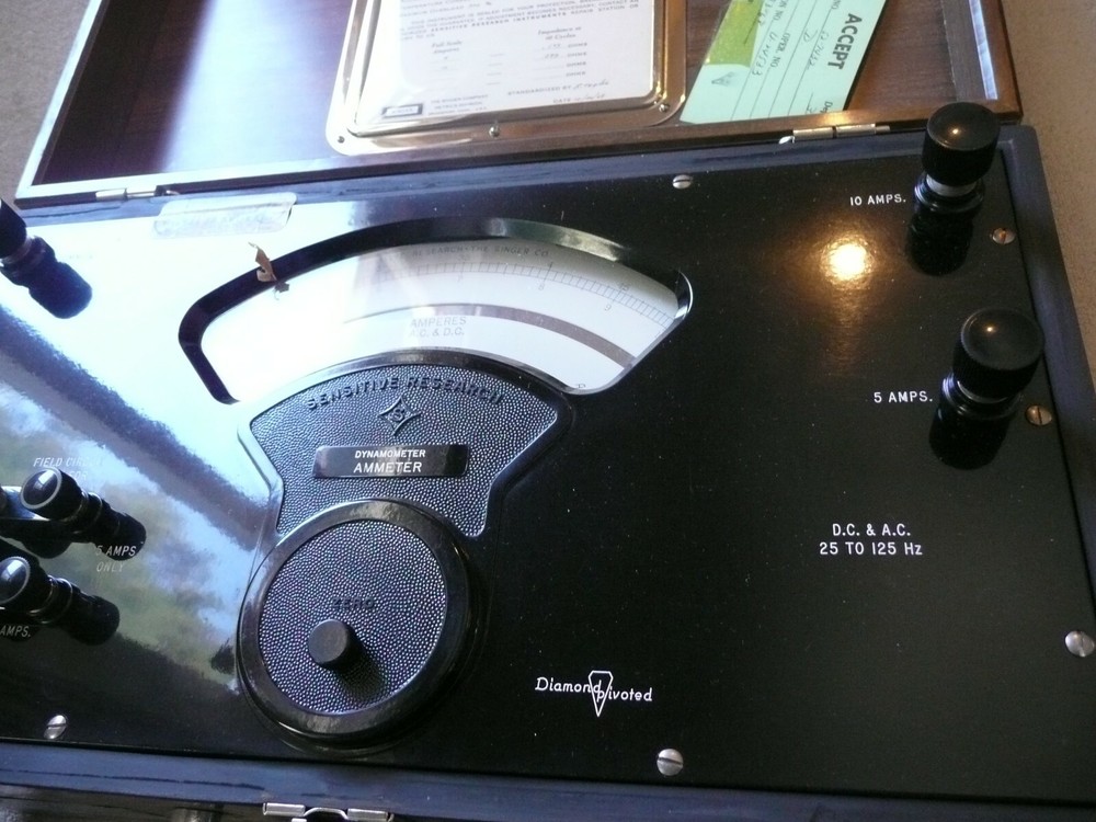 Sensitive Research Dynamometer Ammeter Model D Not Tested Steampunk Prop