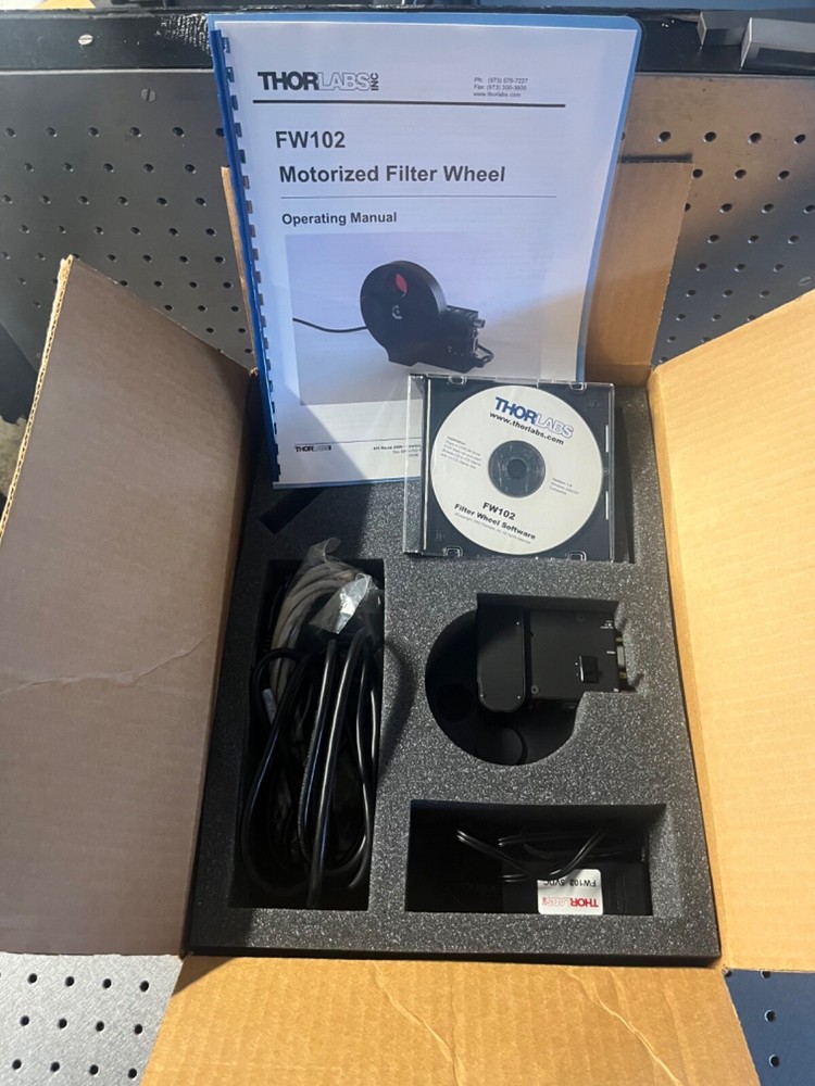 THORLABS FW102 6 Position Filter Wheel System