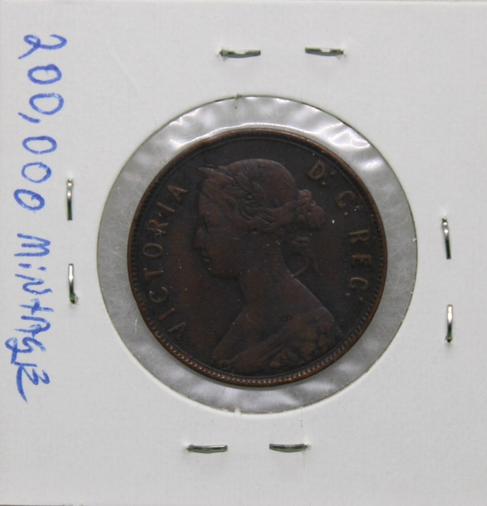1890 Newfoundland Large cent
