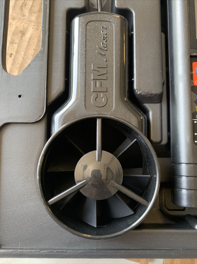 General Tools DCFM8901 Digital Two Piece Air Flow Meter with RS232 Output NEW