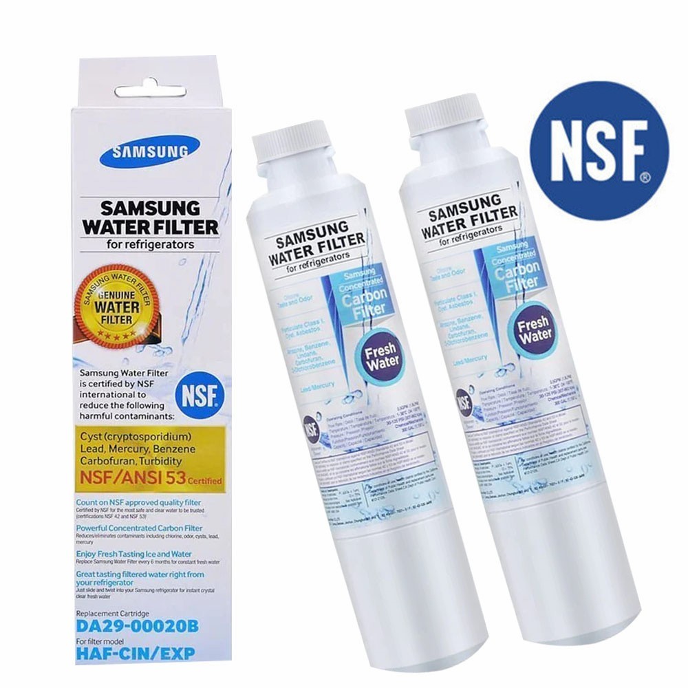 2Pack DA29-00020B Samsung HAF-CIN/EXP Refrigerator Water Filter Replacement New