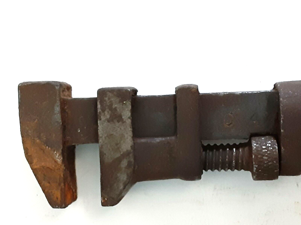 ANTIQUE 6 1/2" PIPE WRENCH MARKED