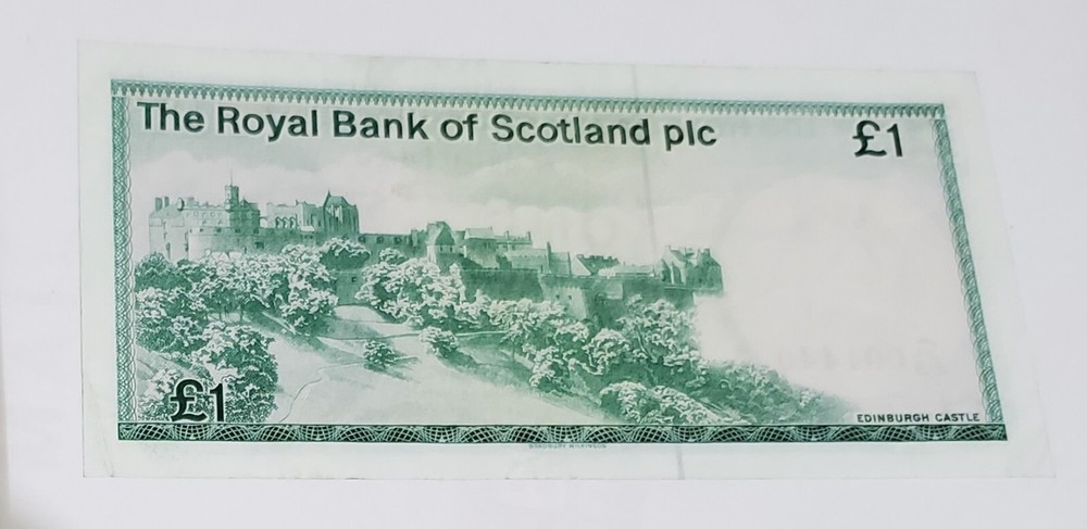 1984 Scotland One Pound Old Banknote