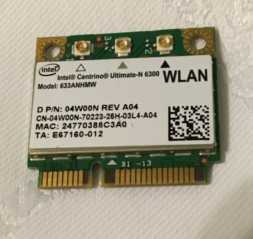 Intel Centrino ULTIMATE-N  6300 