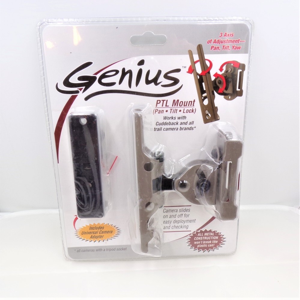 Cuddeback Genius Pan Tilt Lock Mount Universal Camera Adapter Included