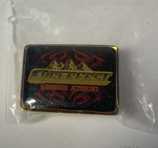 Second Annual Cyclefest Cycle Fest MOTORCYCLE Rally LAPEL HAT PIN