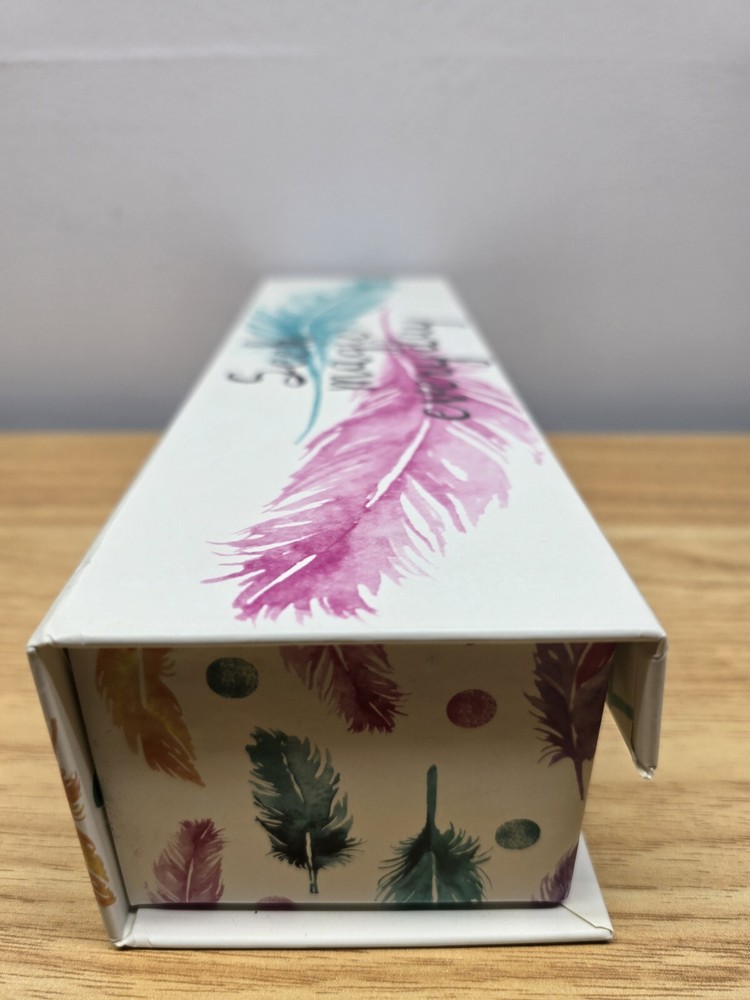 Seek Magic Everyday Decorative Storage Box With Feather Print