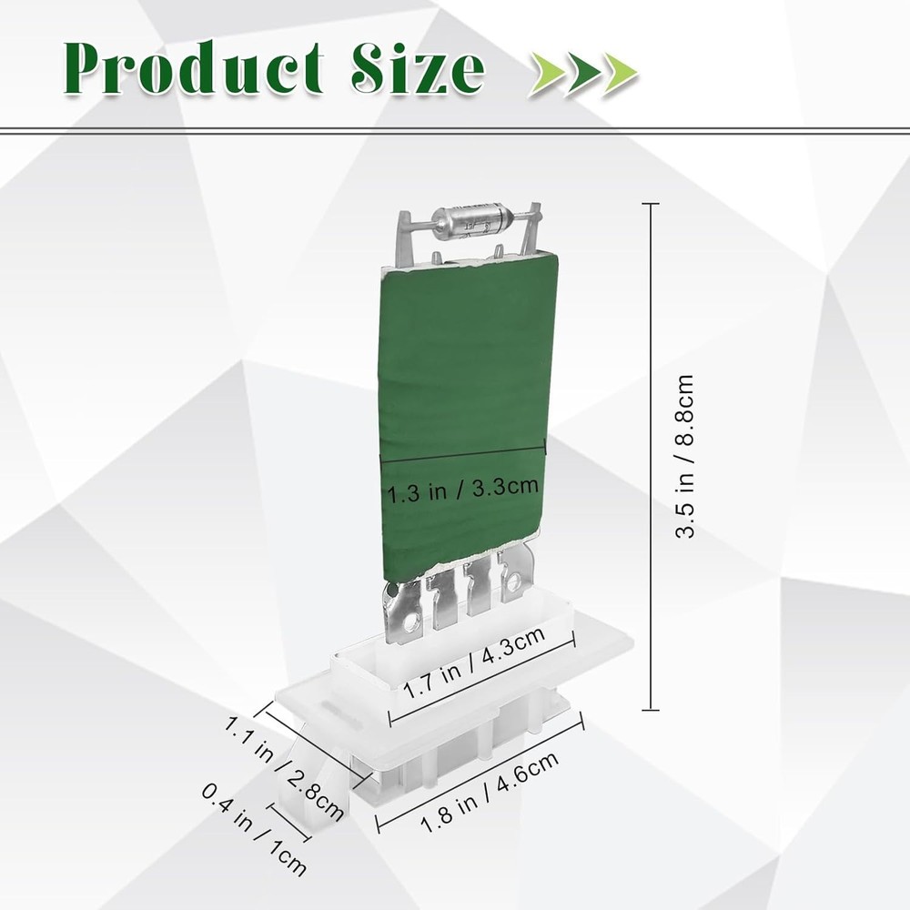 Robust Blower Motor Resistor for VW Beetle, R32, CC - Upgrade A/C Performance