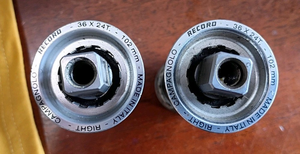 Used Campagnolo Record Bottom Bracket Lot
