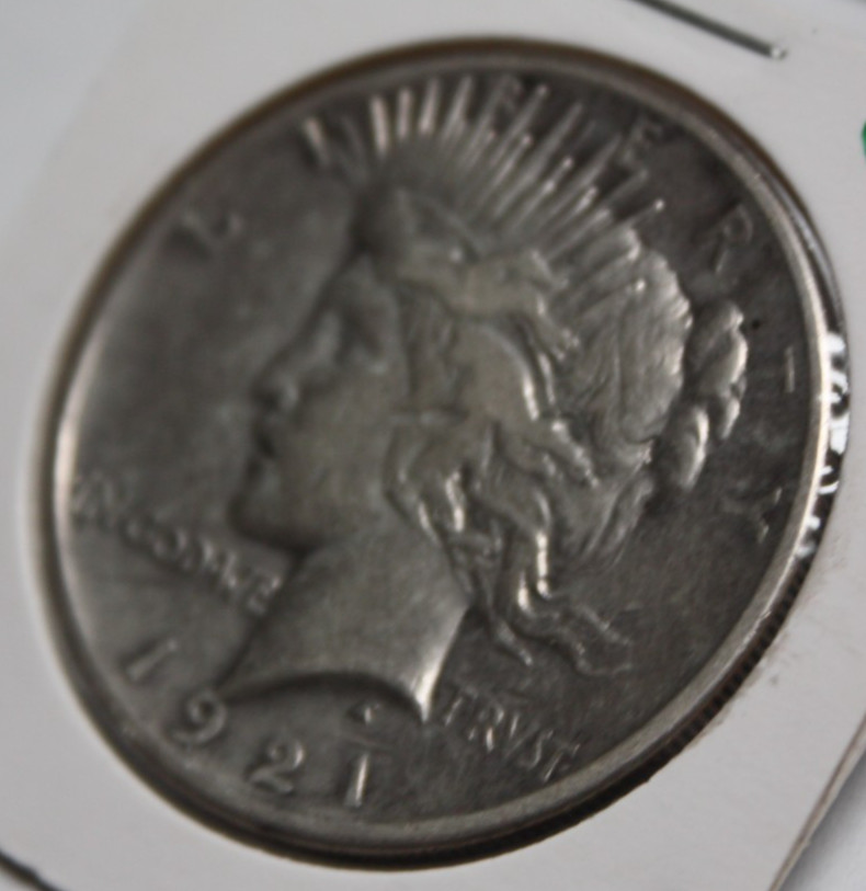 1921 $1 Peace Dollar [115GRA]