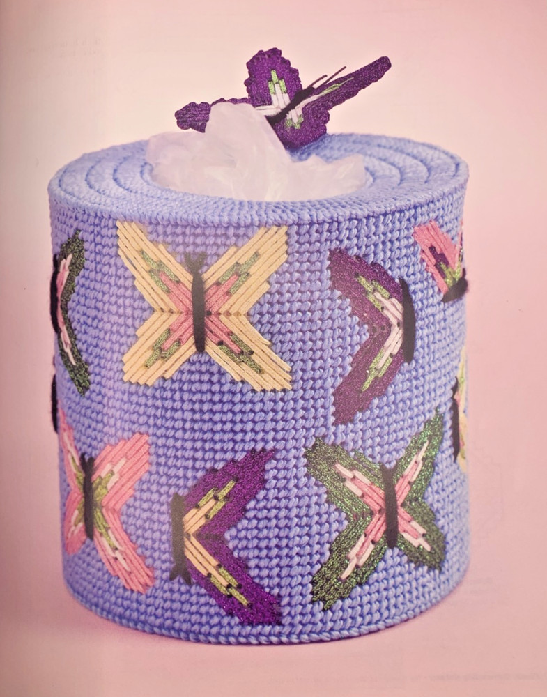 Plastic Canvas Instruction Book for Plastic Grocery Bag Holders