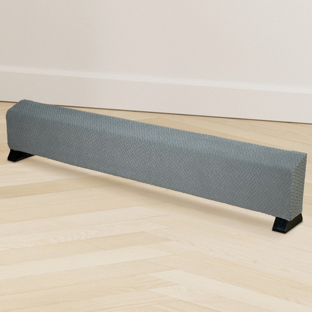 Baseboard Heater Dust Cover Sleeve for Home Use Solid Color Polyester Material