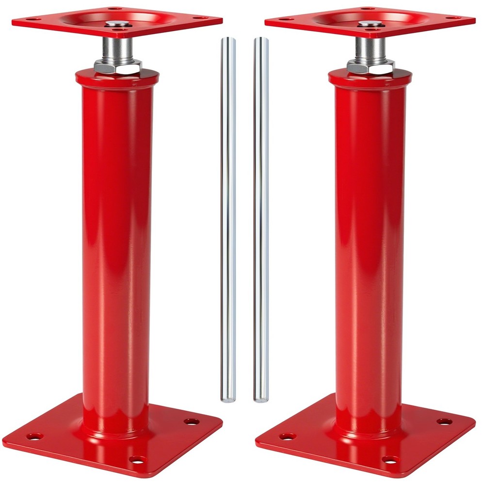 2-Packs 16" -21" Universal Adjustable House Jacks Kit for Cellar Ceiling