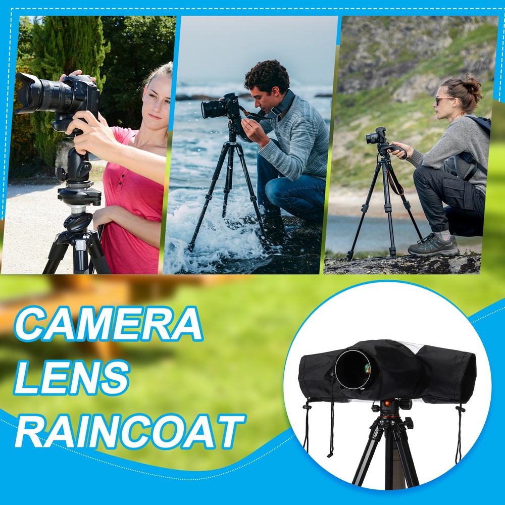 Waterproof Camera Rain Cover, Black