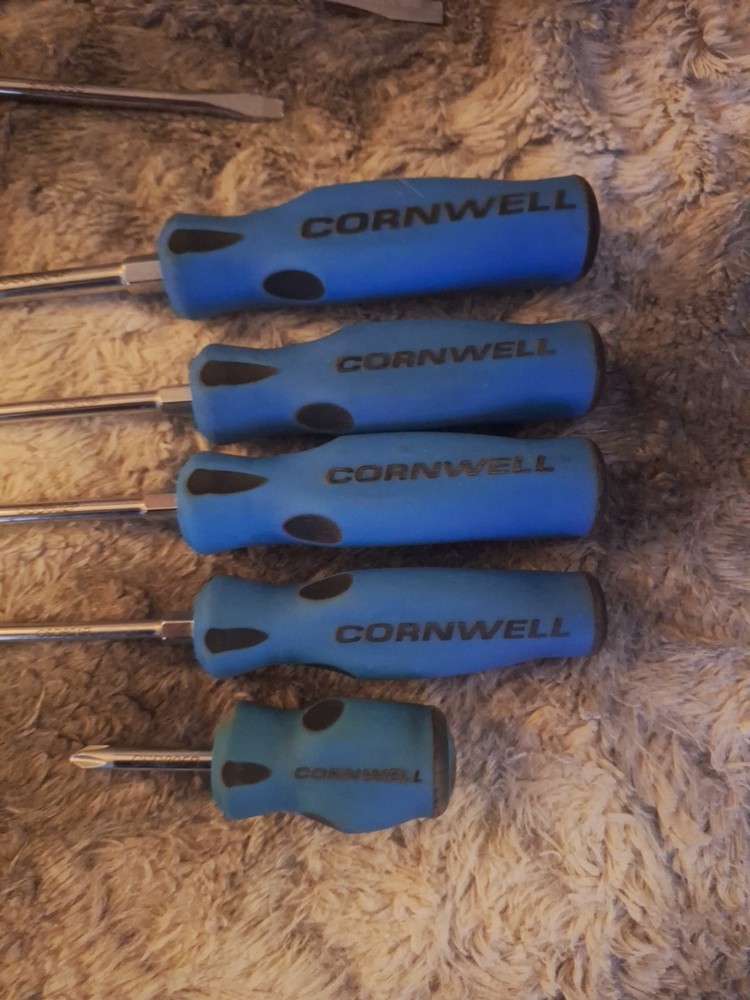 Cornwell 10pc Screwdriver Set Blue