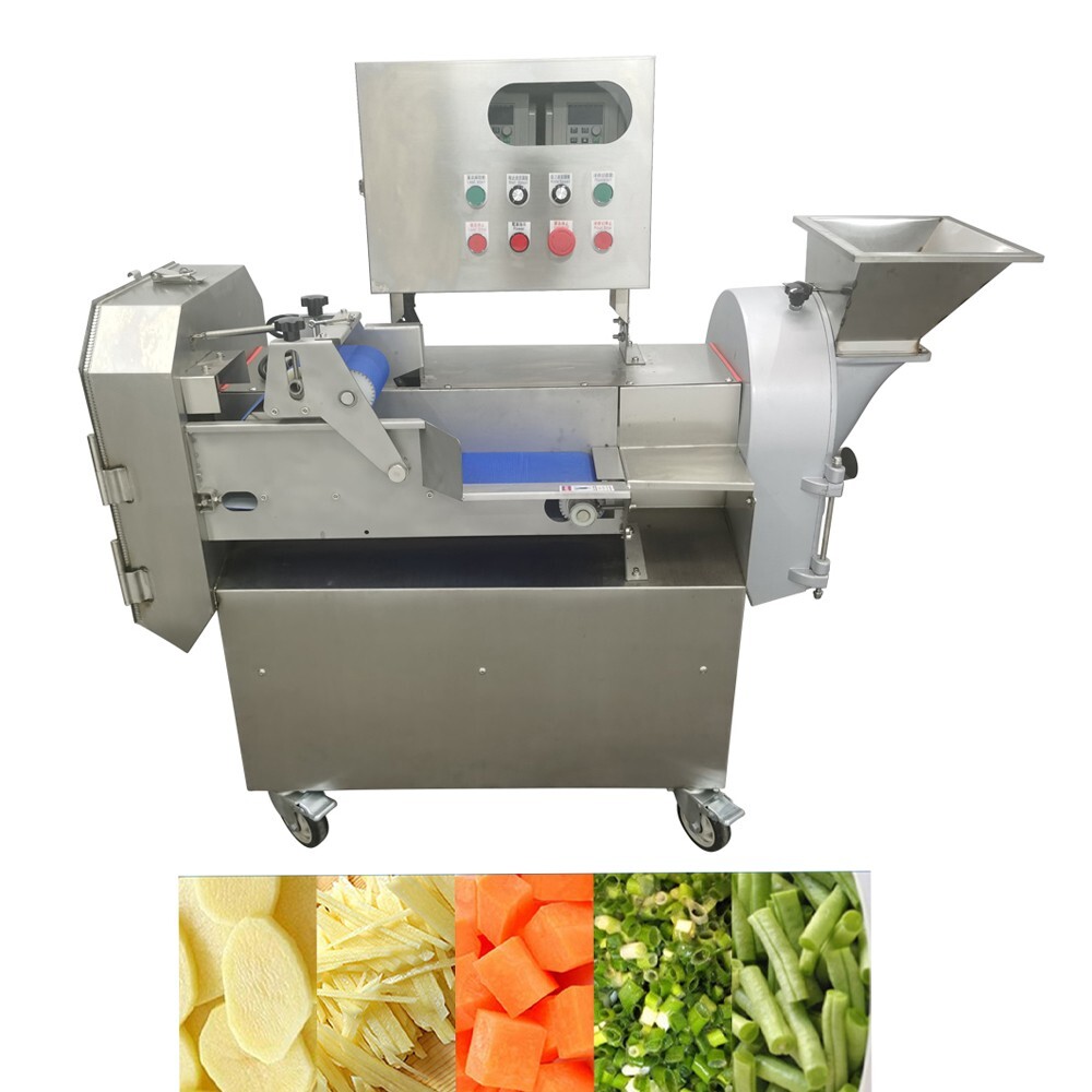 Automatic Vegetable and Fruit Slicing Shredding Dicing Machine 110V 3.7HP