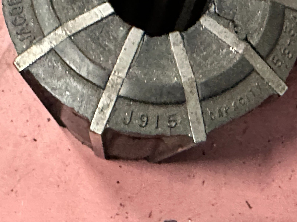 Jacobs Spindle Nose Lathe Chuck Model 91-C4 w/11 Collets