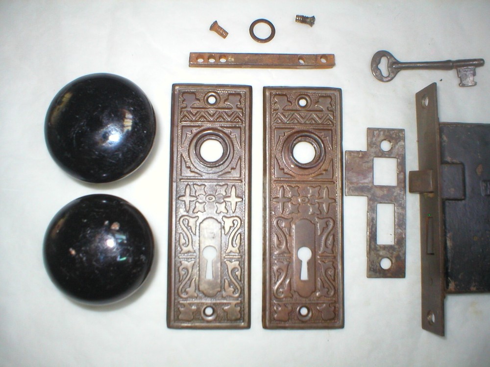 Antique Victorian Era Door Hardware