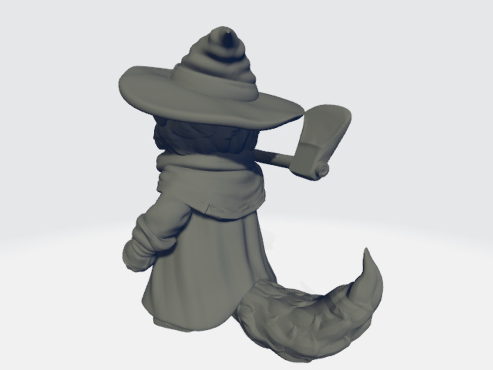 Seahorse 3D - Dog W/Axe