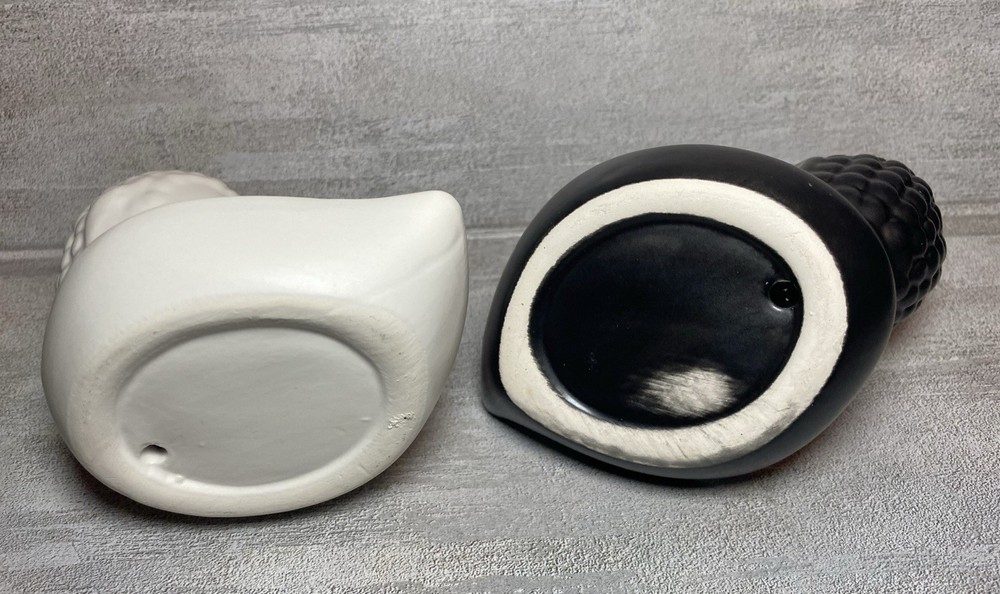 Buddha Head Backflow Incense Burner Set - Black & White Ceramic Zen Decor