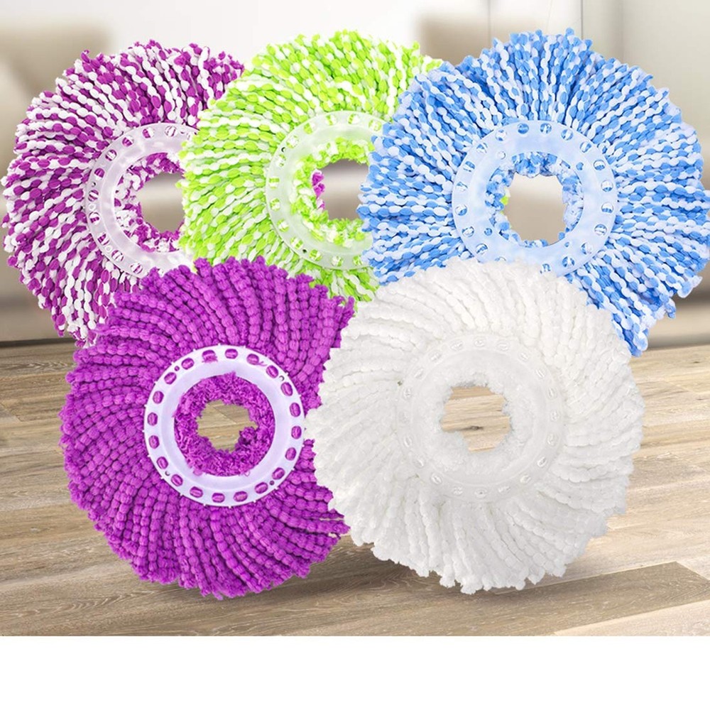 5 Replacement Mop Micro Head Refill for 360° Spin Magic Mop-Microfiber Repl