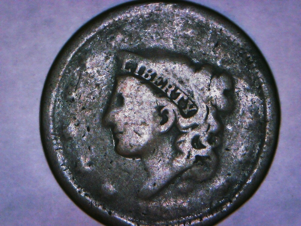 1838 Coronet Head Large Cent - Good