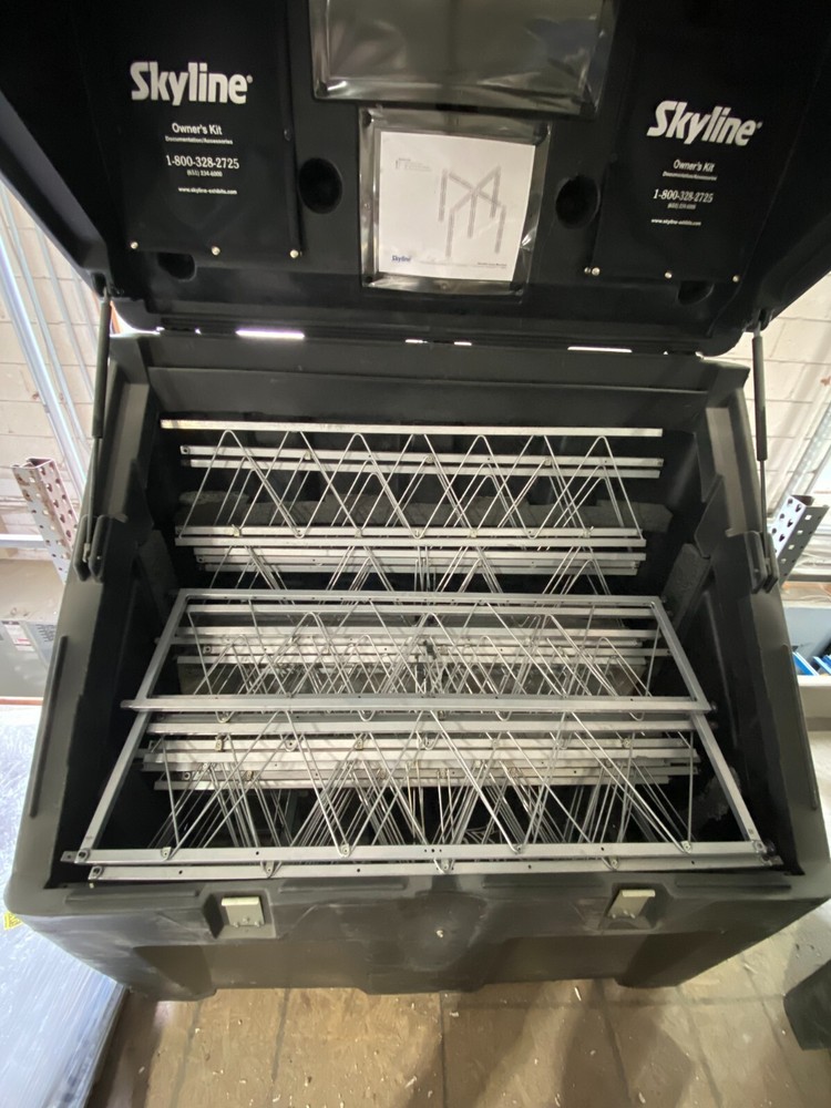 Collapsible Truss System by Skyline includes 2 large Bins