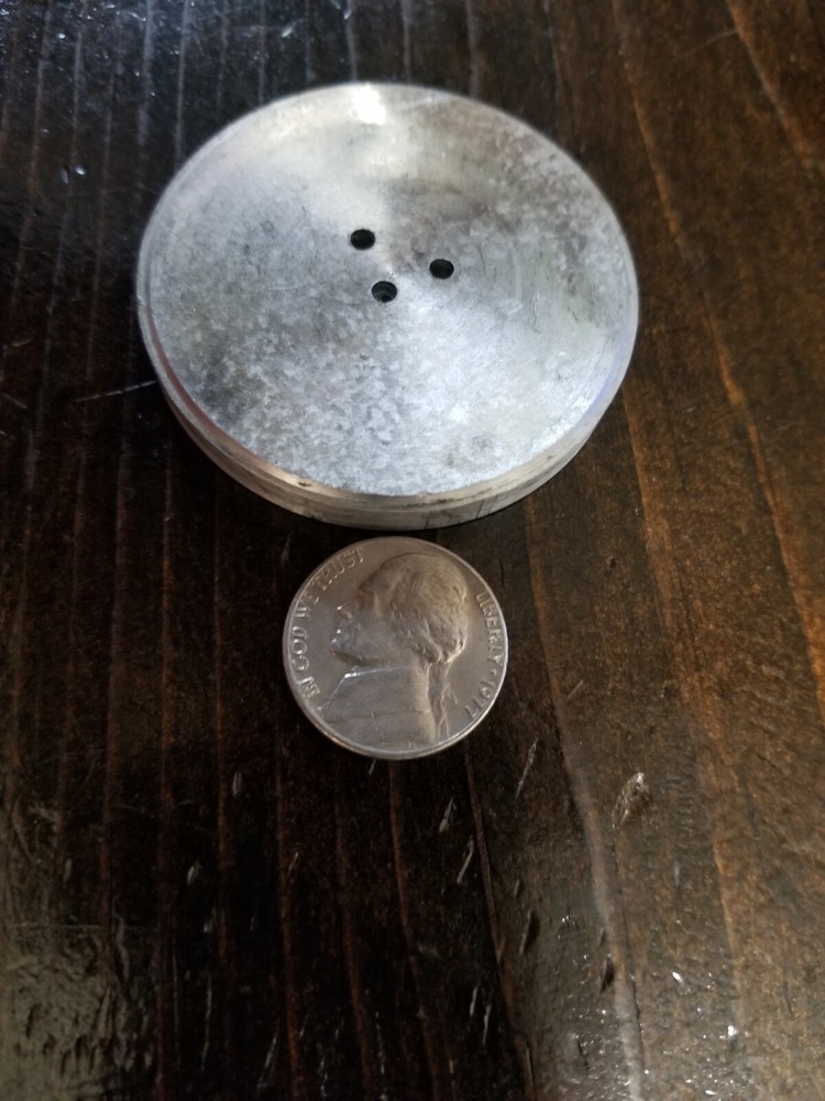 Cadmium Metal 99.9% 109.8g thick disk Element Cd