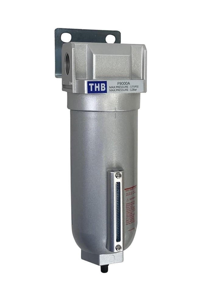 Moisture Removing Particulate Filter with Auto Drain, 11oz Bowl, 1/2" NPT
