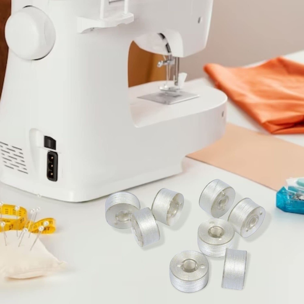 Superpunch 60S/2 Polyester Pre-Wound Bobbins Thread, Class 15 A, Superb White...