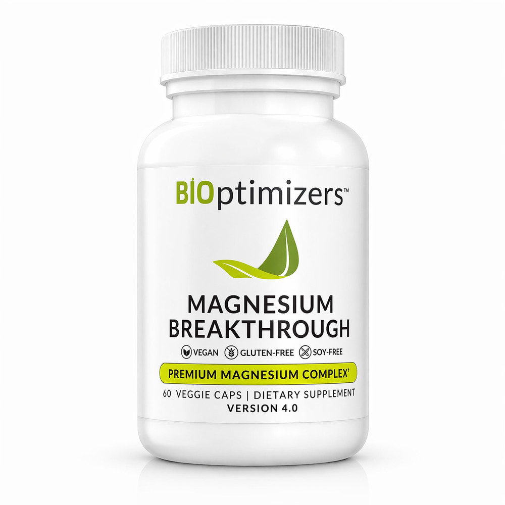 3 Pack BiOptimizers Magnesium Breakthrough 60 Capsules 7 Forms High Absorption