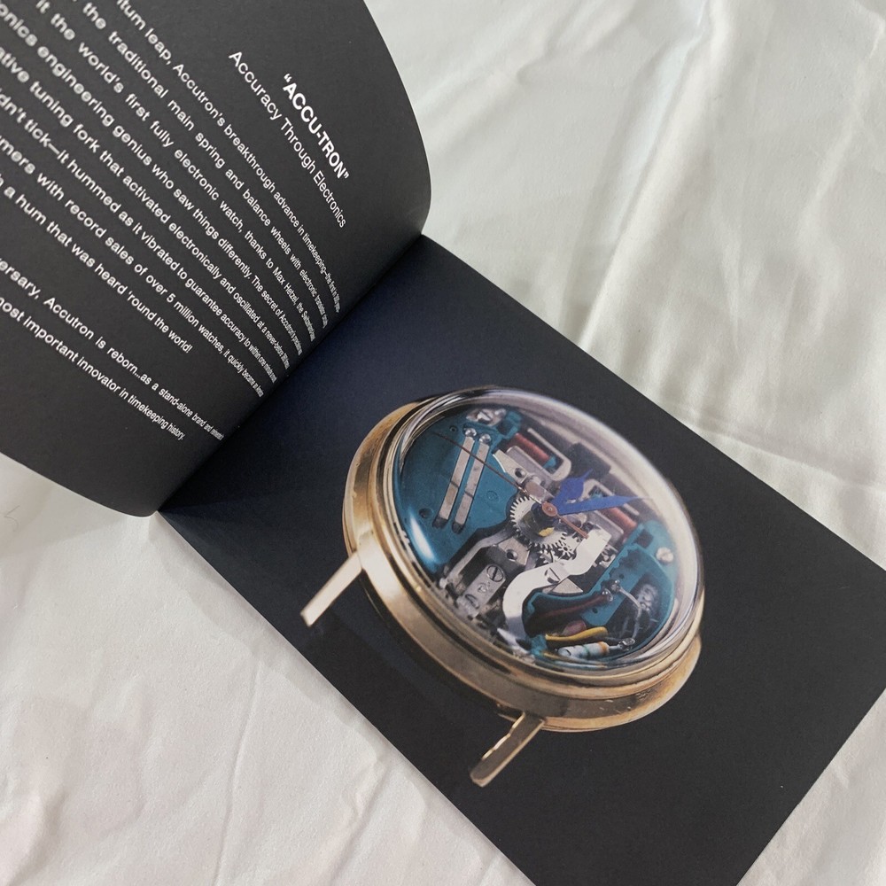 Accutron Watch Catalog Booklet