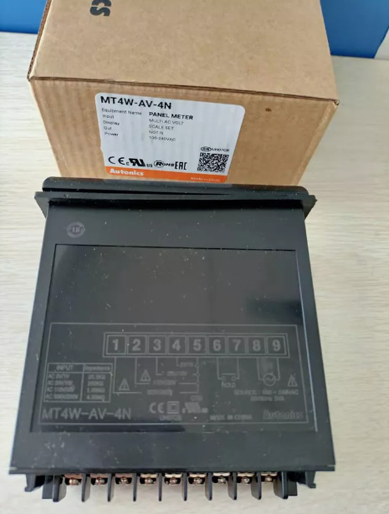 New AUTONICS MT4W-AV-4N Panel Meter