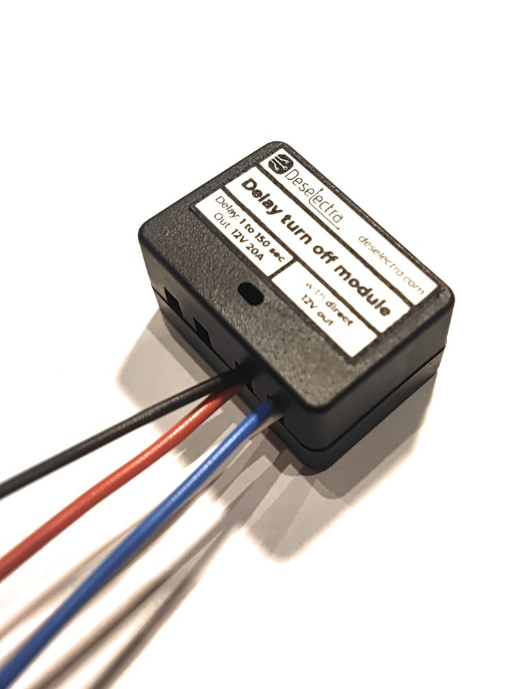 Car timer direct 12V out switch time relay 1-150 sec kit delay off box 20A