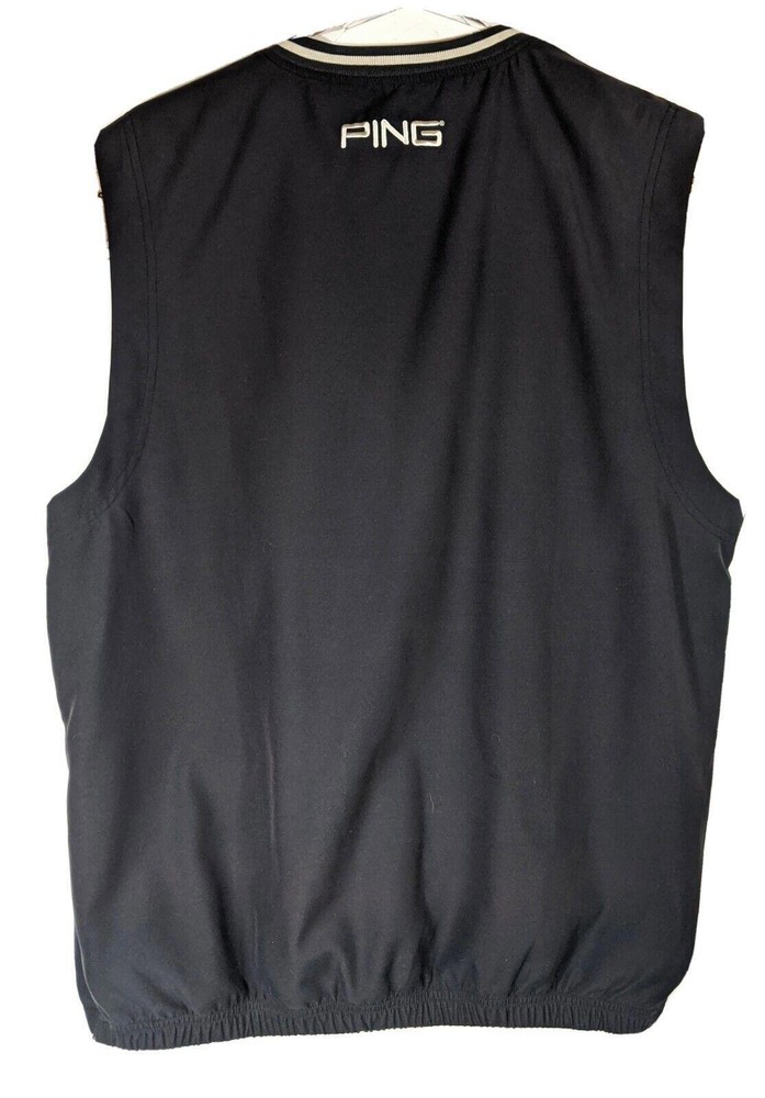 Ping Golf Vest Mens Large Pullover Black