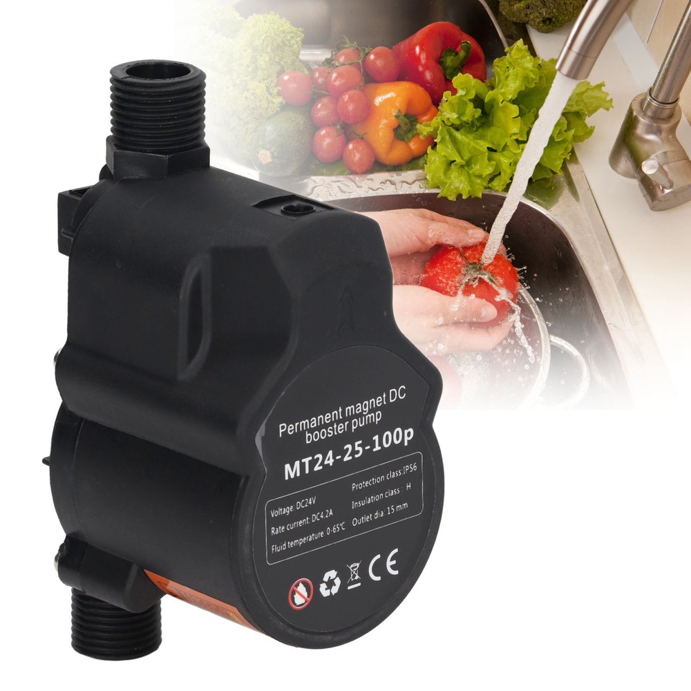 UK Plug Pump Automatic Water Pressure Shower Boosting Recirculating