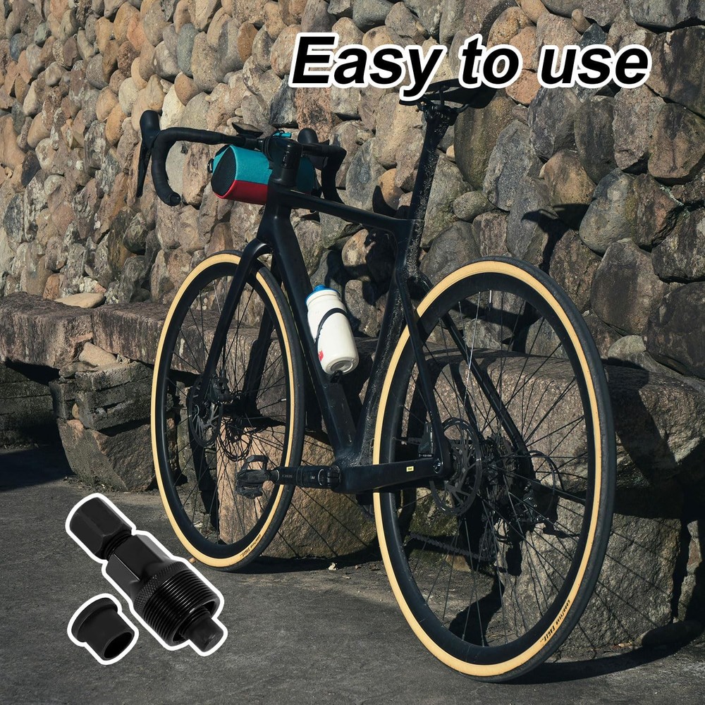 2 Sets Bicycle Crank Puller Arm Extractor Crankset Maintenance Tool Set Black