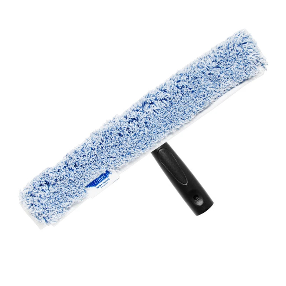 Ettore Fixed Microfiber Washer Complete (T Bar & Sleeve) Professional Window Cle