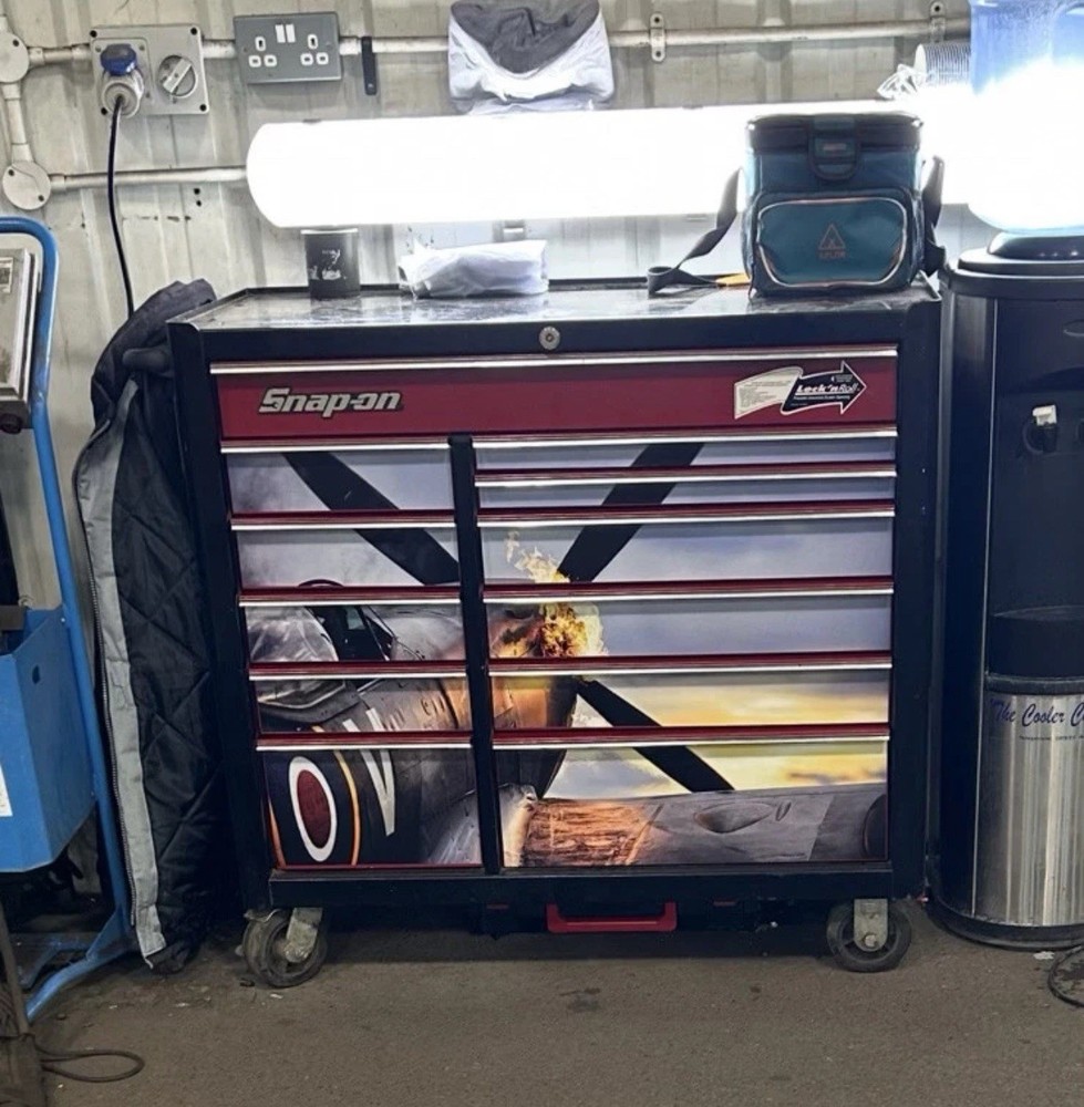 Tool Box Graphics /Decals Fits 40" Toolbox For Snap ON 40" Tool Box Split Drawer