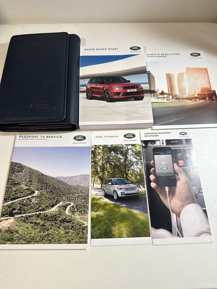 2019 Range Rover Sport Owners Manual Set