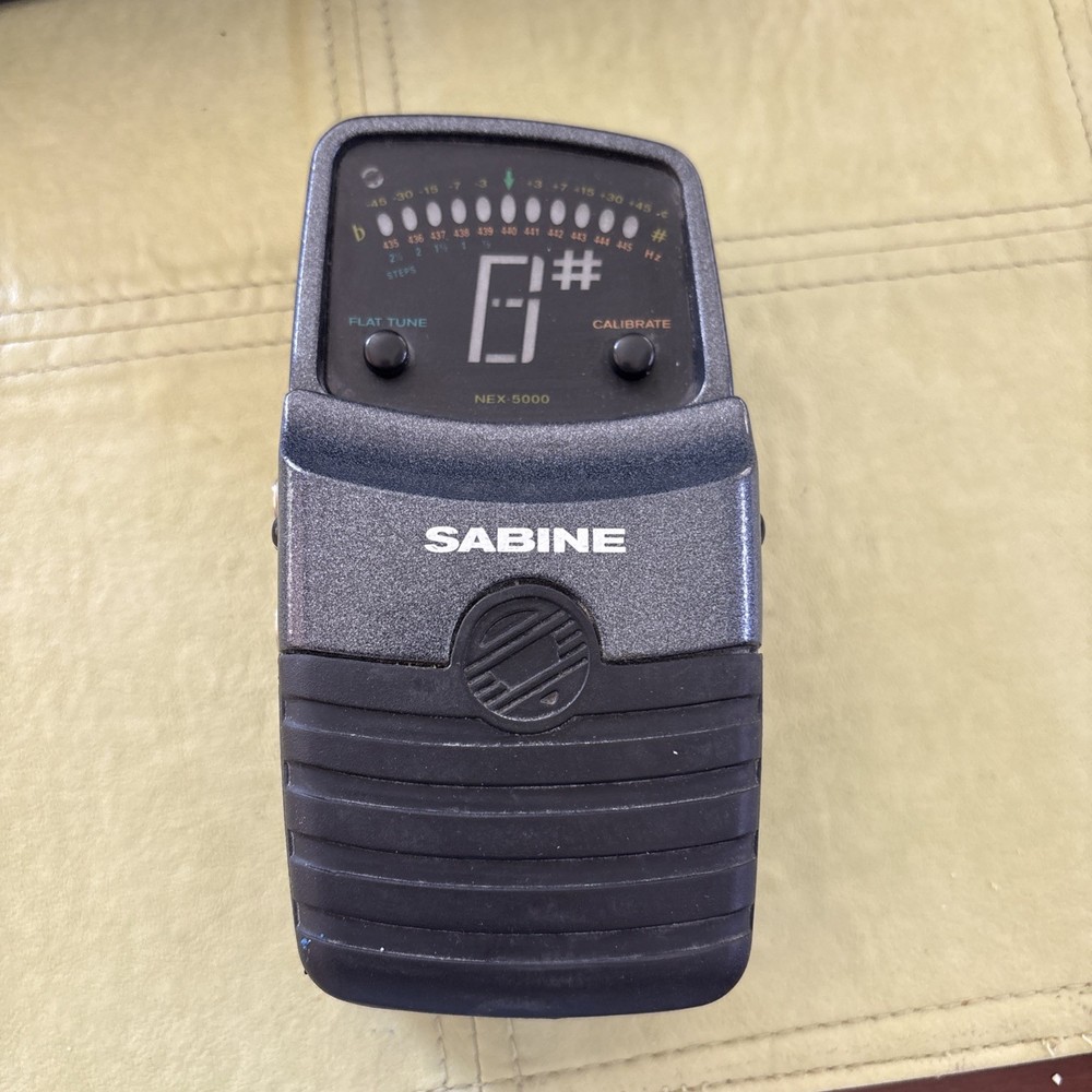 Sabine guitar Tuner External power Input