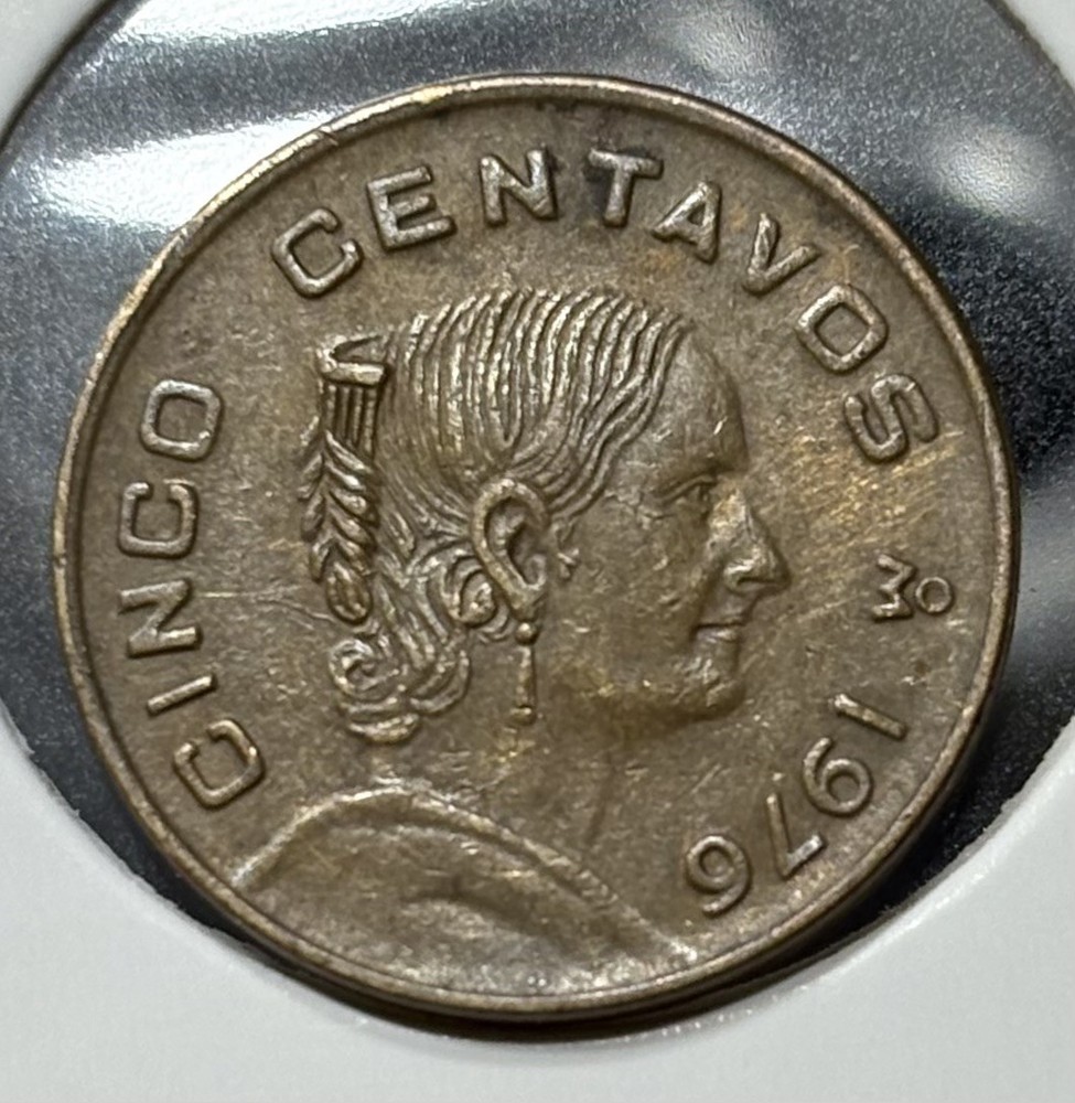 1976 Mexico 5 Centavos Five