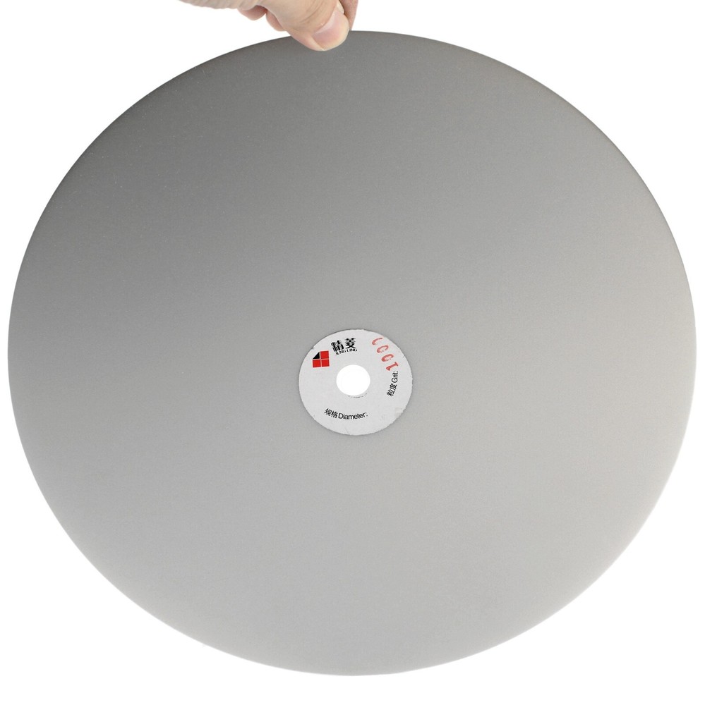 12" inch Grit 46-2000 Diamond Grinding Discs Abrasive Flat Lap Disk Stone Tools